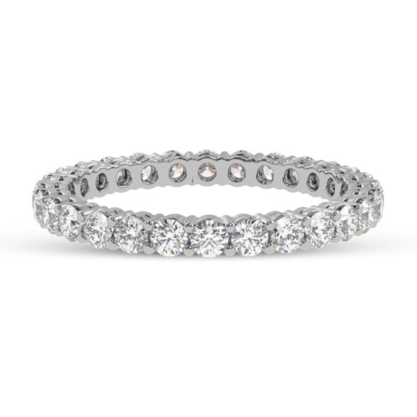 Wedding Diamond Ring Made In 18 / 14 / 10 KT Gold Embellished With Certified Lab Diamonds For Anniversary And Wedding Gift For Her