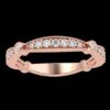 Gold Wedding Ring Made In 18 / 14 / 10 KT Gold Embellished With Shinny Moissanite Diamonds For Wedding And Anniversary Gift For Her