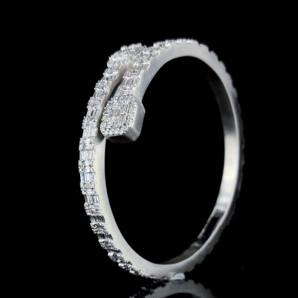 Iced Out Classic Bracelet Made In 925 Sterling Silver Embellished With Shinny Moissanite Diamonds For Birthday And Anniversary Gift For Her