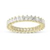 Princess Diamond Ring Band Made In 18 / 14 10 KT Gold Embellished With Certified Lab Diamonds For Wedding And Wedding Gift For Her
