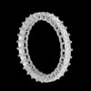 Princess Diamond Ring Band Made In 18 / 14 10 KT Gold Embellished With Certified Lab Diamonds For Wedding And Wedding Gift For Her