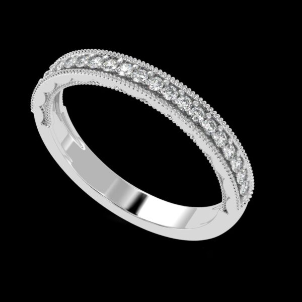 Charming Lab Diamond Gold Ring Made In 18 / 14 / 10 KT Gold Embellished With Certified Lab Diamonds For Wedding And Anniversary Gift For Her
