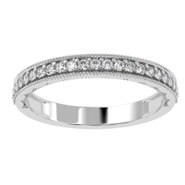Charming Lab Diamond Gold Ring Made In 18 / 14 / 10 KT Gold Embellished With Certified Lab Diamonds For Wedding And Anniversary Gift For Her
