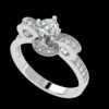 Unique Design Solitaire Diamond Ring Made In 18 / 14 / 10 KT Gold Embellished With Certified Lab Diamonds For Wedding And Anniversary Gift