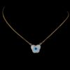 Evil-Eye Charming Pendant Made In 18 / 14 / 10 KT Gold Embellished With Certified Lab Diamonds For Birthday And Anniversary Gift For Her