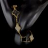 Classic Flower Bracelet Available In Three Different Colors Made In 18 / 14 / 10 KT Gold Embellished With Certified Lab Diamonds For Gift