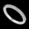 Wedding Diamond Ring Band Made In 18 / 14 / 10 KT Gold Embellished With Certified Lab Diamonds For Anniversary And Wedding Gift For Her
