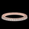 Wedding Diamond Ring Band Made In 18 / 14 / 10 KT Gold Embellished With Certified Lab Diamonds For Anniversary And Wedding Gift For Her