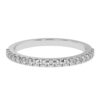 Wedding Diamond Ring Band Made In 18 / 14 / 10 KT Gold Embellished With Certified Lab Diamonds For Anniversary And Wedding Gift For Her