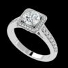 Round Solitaire Diamond Wedding Ring Made In 18 / 14 / 10KT Gold Studded With Certified Lab Diamond For Wedding And Anniversary Gift For Her