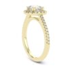 Eternity Elegance Round Solitaire Diamond Ring Made In 18/14/10 KT Gold Studded With Certified Lab Diamonds For Anniversary And Wedding Gift
