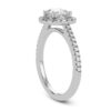 Eternity Elegance Round Solitaire Diamond Ring Made In 18/14/10 KT Gold Studded With Certified Lab Diamonds For Anniversary And Wedding Gift