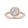 Eternity Elegance Round Solitaire Diamond Ring Made In 18/14/10 KT Gold Studded With Certified Lab Diamonds For Anniversary And Wedding Gift