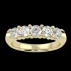 Unique Style Round Diamond Ring Made In 18 / 14 / 10 KT Gold Embellished With Certified Lab Diamond For Wedding And Anniversary Gift For Her