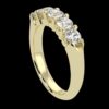 Unique Style Round Diamond Ring Made In 18 / 14 / 10 KT Gold Embellished With Certified Lab Diamond For Wedding And Anniversary Gift For Her