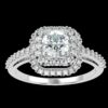 Round Diamond Wedding Ring Made In 18/14/10 KT Gold Embellished With Certified Lab Diamonds For The Anniversary And The Wedding Gift For Her