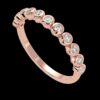 Wedding Round Diamond Ring Made In 18 / 14 / 10 KT Gold Embellished With Certified Lab Diamonds For The Wedding And Wedding Anniversary Gift