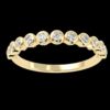 Wedding Round Diamond Ring Made In 18 / 14 / 10 KT Gold Embellished With Certified Lab Diamonds For The Wedding And Wedding Anniversary Gift