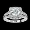Round Solitaire Diamond Ring Made In 18 / 14 / 10 KT Gold Embellished With Certified Lab Diamonds For Wedding And Anniversary Gift For Her