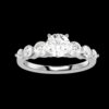 Unique Style Round Diamond Ring Made In 18 / 14 / 10KT Gold Embellished With Certified Lab Diamond For Wedding And Anniversary Gift For Her