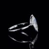 Unique Setting Marquise Diamond Ring Made In 18 / 14 / 10KT Gold Embellished With Certified Lab Diamonds For Anniversary And Wedding Gift