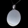 Iced Out Any Single Letter In Center Pendant Made In 925 Sterling Silver Embellished With Shinny Moissanite Diamonds For The Birthday Gift