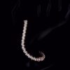 Iced Out Pear Diamond Bracelet Made In 18 / 14 / 10 KT Gold Embellished With Shinny Moissanite Diamond For The Birthday And Anniversary Gift