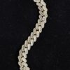 Iced Out Baguette Bracelet Made In 10 KT Gold Embellished With Shinny Moissanite Diamonds For Anniversary And Birthday Gift For Her