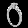 Unique Style Round Diamond Ring Made In 18/14/10 KT Gold Embellished With Certified Lab Diamond For The Wedding And Anniversary Gift For Her
