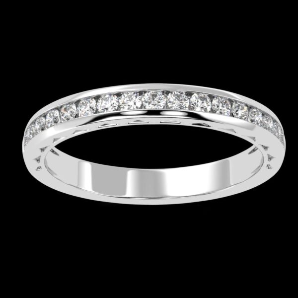 Timeless Spark Engagement Diamond Ring Made In 18 / 14 / 10 KT Gold Studded With Certified Lab Diamonds For Wedding And Anniversary Gift