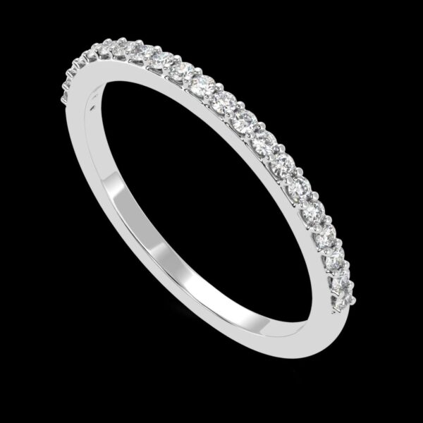 Round Diamond Wedding Ring Made In 18 / 14 / 10 KT Gold Embellished With Certified Lab Diamonds For The Wedding And Anniversary Gift For Her