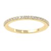 Round Diamond Wedding Ring Made In 18 / 14 / 10 KT Gold Embellished With Certified Lab Diamonds For The Wedding And Anniversary Gift For Her