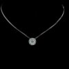 Round Solitaire Diamond Pendant Made In 18 / 14 / 10 KT Gold Embellished With Certified Lab Diamonds For The Birthday And Anniversary Gift