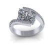 Eternity Elegance Round Diamond Ring Made In 18/14/10KT Gold Studded With Certified Lab Diamond For The Wedding And Anniversary Gift For Her