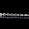 Iced Out Unisex Bracelet Made In 18 / 14 / 10 KT Gold Studded With Shinny Moissanite Diamonds For The Birthday And Anniversary Gift For Her