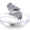 Elegance Round Diamond Ring Made In 18 / 14 / 10 KT Gold Embellished With Certified Lab Diamond For The Wedding And Anniversary Gift For Her