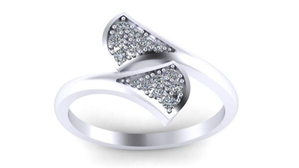 Elegance Round Diamond Ring Made In 18 / 14 / 10 KT Gold Embellished With Certified Lab Diamond For The Wedding And Anniversary Gift For Her