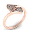 Elegance Round Diamond Ring Made In 18 / 14 / 10 KT Gold Embellished With Certified Lab Diamond For The Wedding And Anniversary Gift For Her