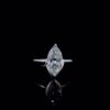 Unique Setting Marquise Diamond Ring Made In 18 / 14 / 10KT Gold Embellished With Certified Lab Diamonds For Anniversary And Wedding Gift
