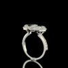 Beautiful Pear Diamond Ring Made In 18 / 14 / 10 KT Gold Embellished With Shinny Moissanite Diamond For Wedding And Anniversary Gift For Her