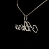 Iced Out Any Name Pendant Made In 14 / 10 KT Gold Embellished With Shinny Moissanite Diamonds For The Birthday And Anniversary Gift For Her