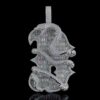 Iced Out Snake Design B Letter Pendant Made In 925Sterling Silver Studded With VVS Moissanite Diamond For The Birthday Gift , Unisex Pendant