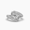 Eternity Elegance Round Diamond Ring Made In 18/14/10KT Gold Studded With Certified Lab Diamond For The Wedding And Anniversary Gift For Her