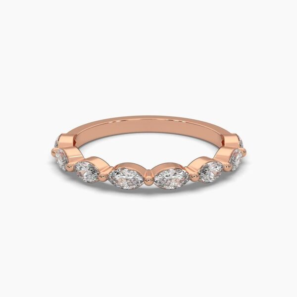 Beautiful Marquise Diamond Ring Made In 18 / 14/ 10 KT Gold Studded With Certified Lab Diamonds For The Valentine And Love Gift For Her