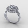 Beautiful Round Diamond Ring Made In 18 / 14 / 10KT Gold Embellished With Certified Lab Diamond For The Wedding And Anniversary Gift For Her