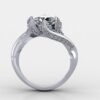 Round Solitaire Diamond Ring Made In 18 / 14 / 10 KT Gold Embellished With Certified Lab Diamonds For The Wedding And Anniversary Gift