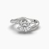 Round Solitaire Diamond Ring Made In 18 / 14 / 10 KT Gold Embellished With Certified Lab Diamonds For The Wedding And Anniversary Gift