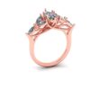 Beautiful Marquise Wedding Ring Made In 18 / 14 / 10 KT Gold Embellished With Certified Lab Diamonds For The Wedding And Anniversary Gift