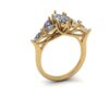 Beautiful Marquise Wedding Ring Made In 18 / 14 / 10 KT Gold Embellished With Certified Lab Diamonds For The Wedding And Anniversary Gift