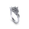 Beautiful Marquise Wedding Ring Made In 18 / 14 / 10 KT Gold Embellished With Certified Lab Diamonds For The Wedding And Anniversary Gift